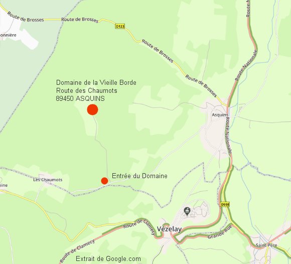 La Vieille Borde : bourgogne, Morvan, Yonne, Vézelay, Asquins